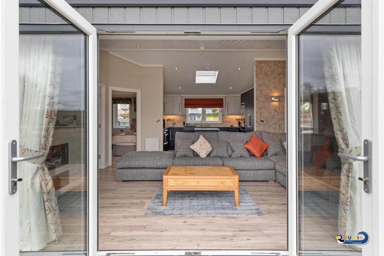 Valley View Lodge - Luxury Lodge, Hot Tub, Close To Beach Penally Exterior foto